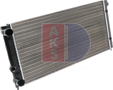 AKS Dasis 041000N - Radiator, engine cooling autospares.lv