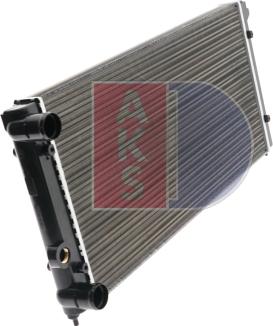 AKS Dasis 041000N - Radiator, engine cooling autospares.lv