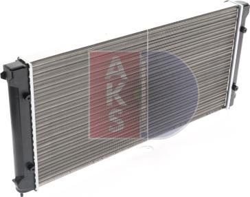 AKS Dasis 041000N - Radiator, engine cooling autospares.lv