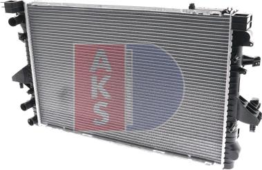 AKS Dasis 041007N - Radiator, engine cooling autospares.lv