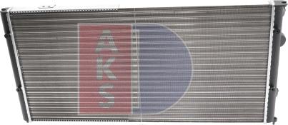 AKS Dasis 041030N - Radiator, engine cooling autospares.lv