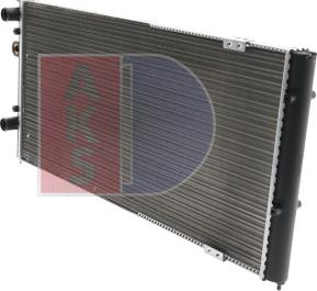 AKS Dasis 041030N - Radiator, engine cooling autospares.lv