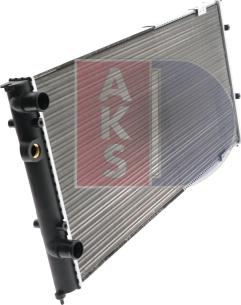 AKS Dasis 041030N - Radiator, engine cooling autospares.lv