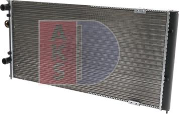 AKS Dasis 041030N - Radiator, engine cooling autospares.lv