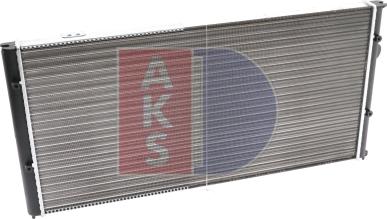 AKS Dasis 041030N - Radiator, engine cooling autospares.lv