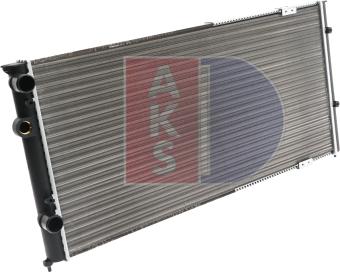 AKS Dasis 041030N - Radiator, engine cooling autospares.lv