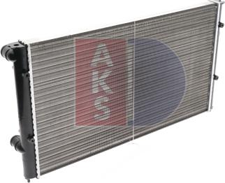 AKS Dasis 041350N - Radiator, engine cooling autospares.lv