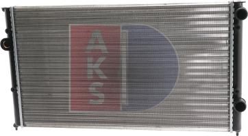 AKS Dasis 041350N - Radiator, engine cooling autospares.lv