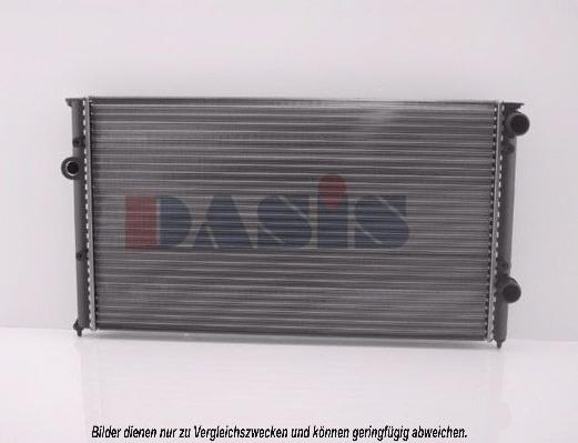 AKS Dasis 041350N - Radiator, engine cooling autospares.lv