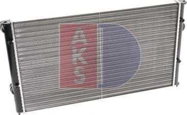 AKS Dasis 041350N - Radiator, engine cooling autospares.lv