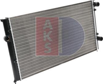 AKS Dasis 041350N - Radiator, engine cooling autospares.lv