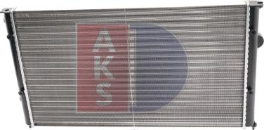 AKS Dasis 041350N - Radiator, engine cooling autospares.lv