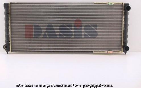 AKS Dasis 041360N - Radiator, engine cooling autospares.lv