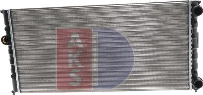 AKS Dasis 041260N - Radiator, engine cooling autospares.lv