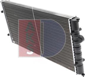 AKS Dasis 041260N - Radiator, engine cooling autospares.lv