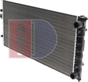 AKS Dasis 041260N - Radiator, engine cooling autospares.lv