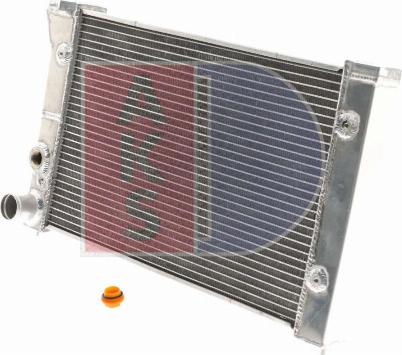 AKS Dasis 041200AL - Radiator, engine cooling autospares.lv