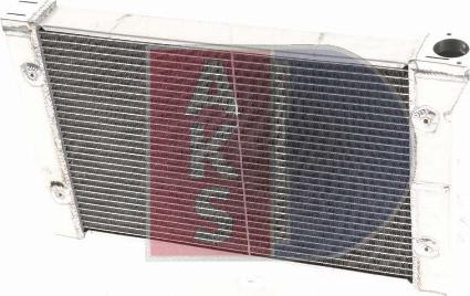 AKS Dasis 041200AL - Radiator, engine cooling autospares.lv