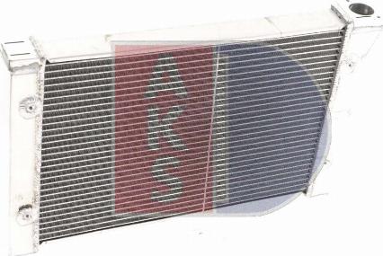 AKS Dasis 041200AL - Radiator, engine cooling autospares.lv