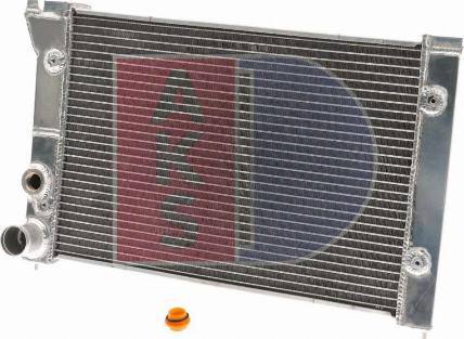 AKS Dasis 041200AL - Radiator, engine cooling autospares.lv