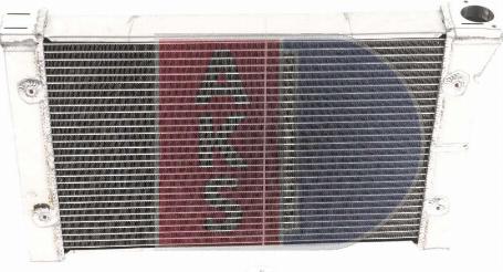 AKS Dasis 041200AL - Radiator, engine cooling autospares.lv