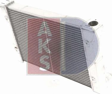 AKS Dasis 041200AL - Radiator, engine cooling autospares.lv