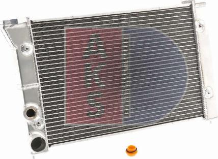 AKS Dasis 041200AL - Radiator, engine cooling autospares.lv