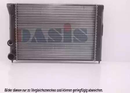 AKS Dasis 041200N - Radiator, engine cooling autospares.lv