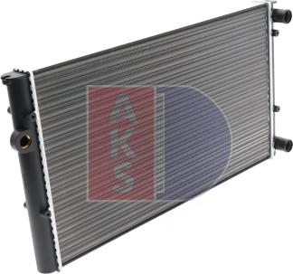 AKS Dasis 041230N - Radiator, engine cooling autospares.lv