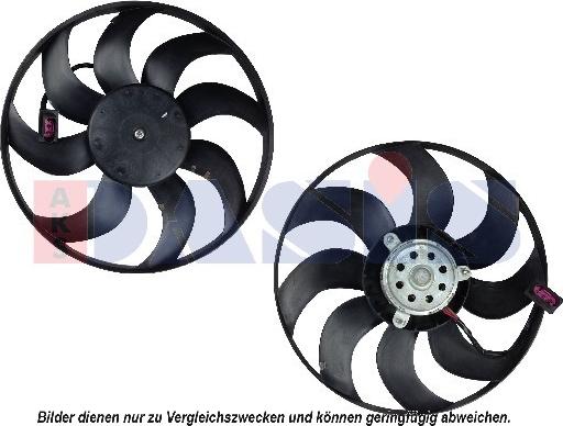 AKS Dasis 048096N - Fan, radiator autospares.lv