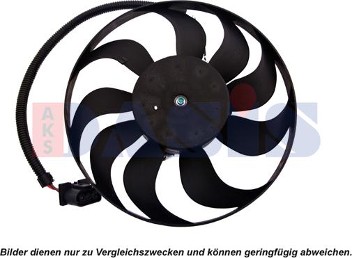 AKS Dasis 048000N - Fan, radiator autospares.lv