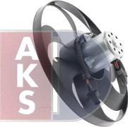 AKS Dasis 048029N - Fan, radiator autospares.lv