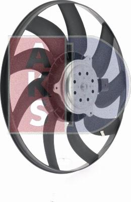 AKS Dasis 048076N - Fan, radiator autospares.lv