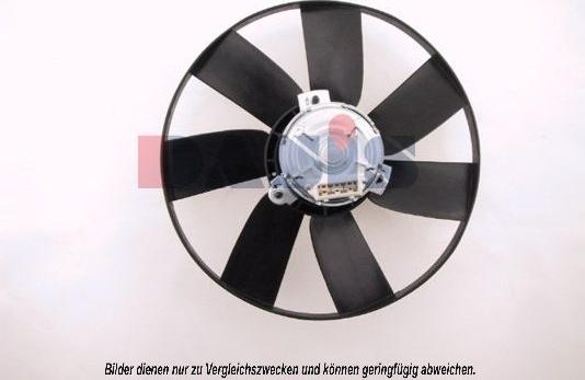 AKS Dasis 048160N - Fan, radiator autospares.lv