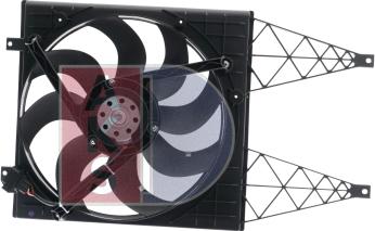AKS Dasis 048112N - Fan, radiator autospares.lv