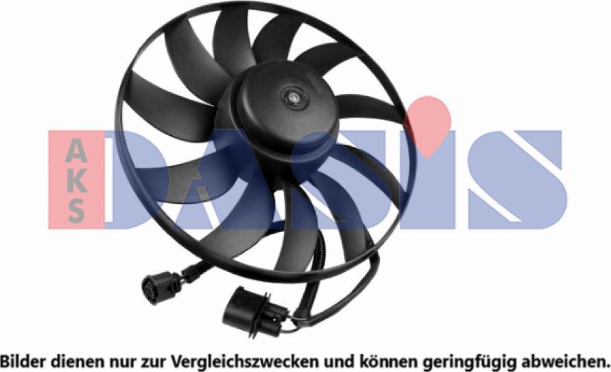 AKS Dasis 048128N - Fan, radiator autospares.lv