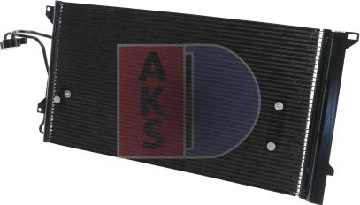 AKS Dasis 042040N - Condenser, air conditioning autospares.lv