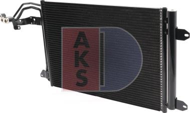 AKS Dasis 042008N - Condenser, air conditioning autospares.lv