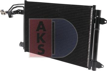 AKS Dasis 042013N - Condenser, air conditioning autospares.lv