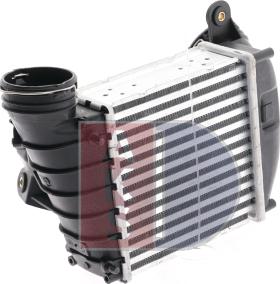 AKS Dasis 047005N - Intercooler, charger autospares.lv