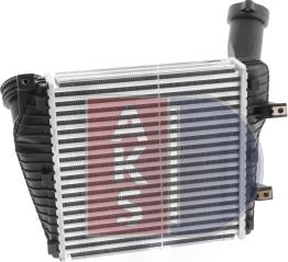 AKS Dasis 047007N - Intercooler, charger autospares.lv