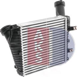 AKS Dasis 047007N - Intercooler, charger autospares.lv