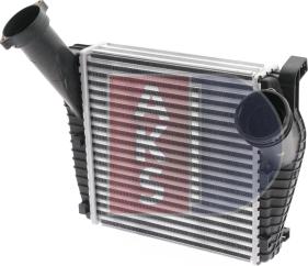 AKS Dasis 047007N - Intercooler, charger autospares.lv