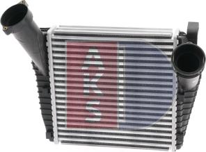 AKS Dasis 047007N - Intercooler, charger autospares.lv