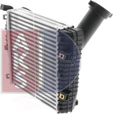 AKS Dasis 047007N - Intercooler, charger autospares.lv