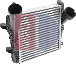 AKS Dasis 047007N - Intercooler, charger autospares.lv