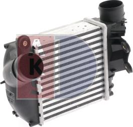 AKS Dasis 047014N - Intercooler, charger autospares.lv