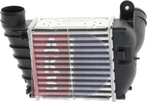 AKS Dasis 047014N - Intercooler, charger autospares.lv