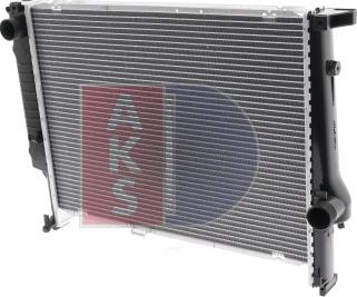 AKS Dasis 050990N - Radiator, engine cooling autospares.lv