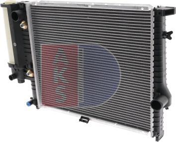 AKS Dasis 050950N - Radiator, engine cooling autospares.lv